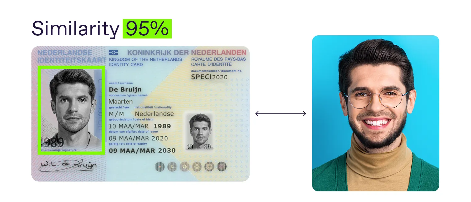 Example of a correctly photographed government-issued ID for Parimatch KYC — all four corners visible, no glare, in colour